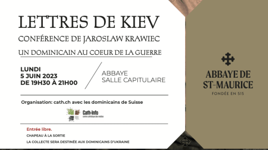 Affiche conférence Lettres de Kiev